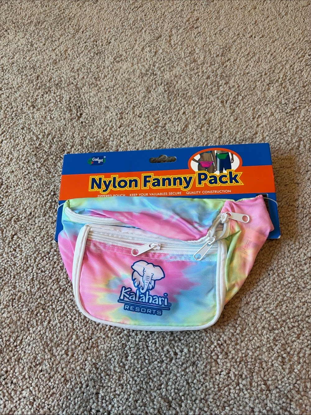 Kalahari Resorts New Tie dye Fanny Pack